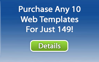 10 Website Template Package Sale